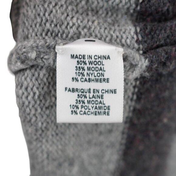 Splendid Womens XS Gray‎ & Black Striped Wool Cashmere Sweater - Picture 3 of 5